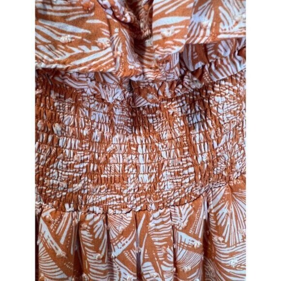 Forever 21 Women's Off-the-Shoulder Flounce Layer Tiered Mini Dress - Picture 8 of 9